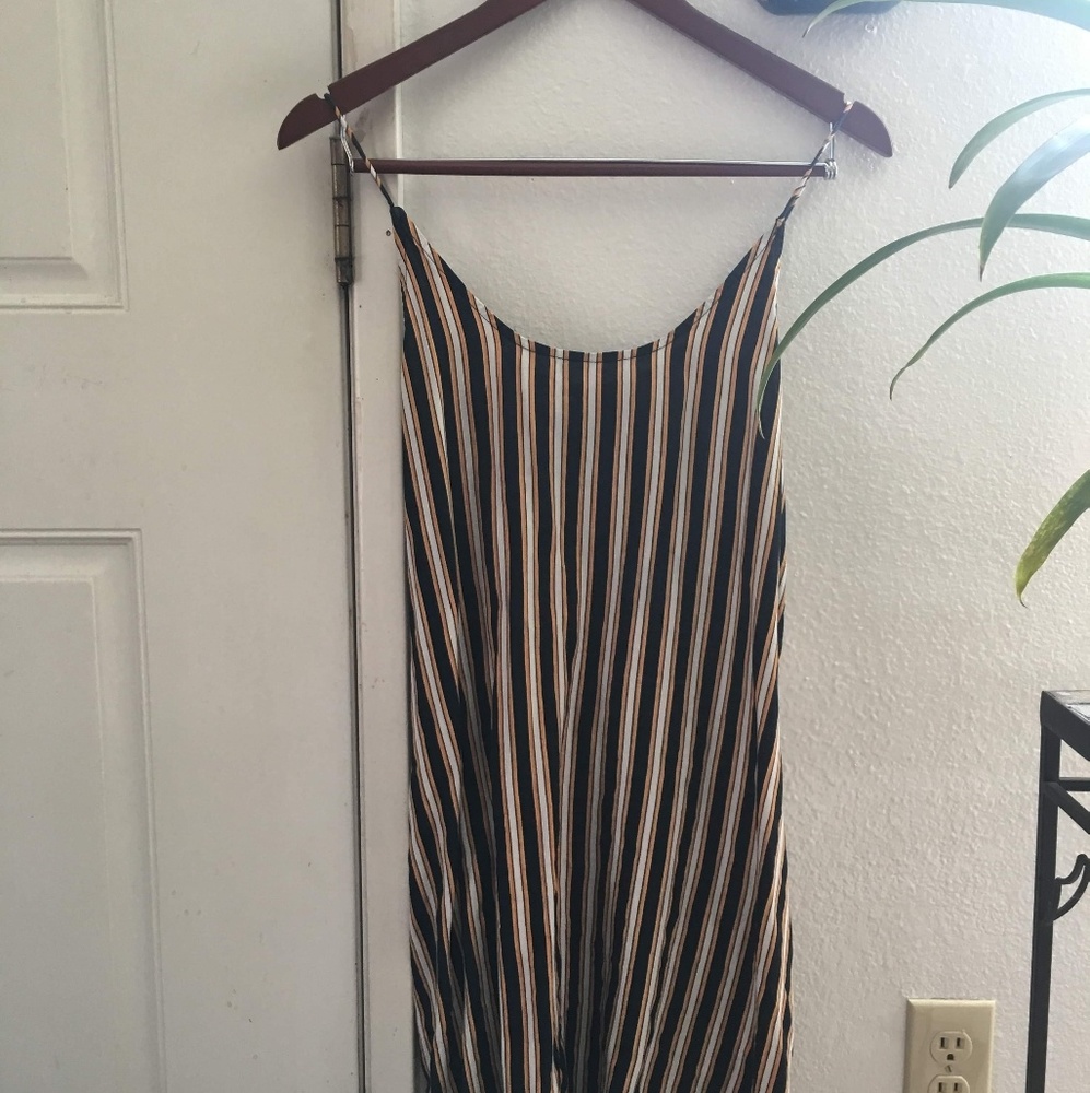 Volcom Stripe Spaghetti Dress